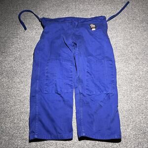 FUJI Kimono Gi Pants Youth Size 1 Blue BJJ Brazilian Jiu Jitsu Unisex
